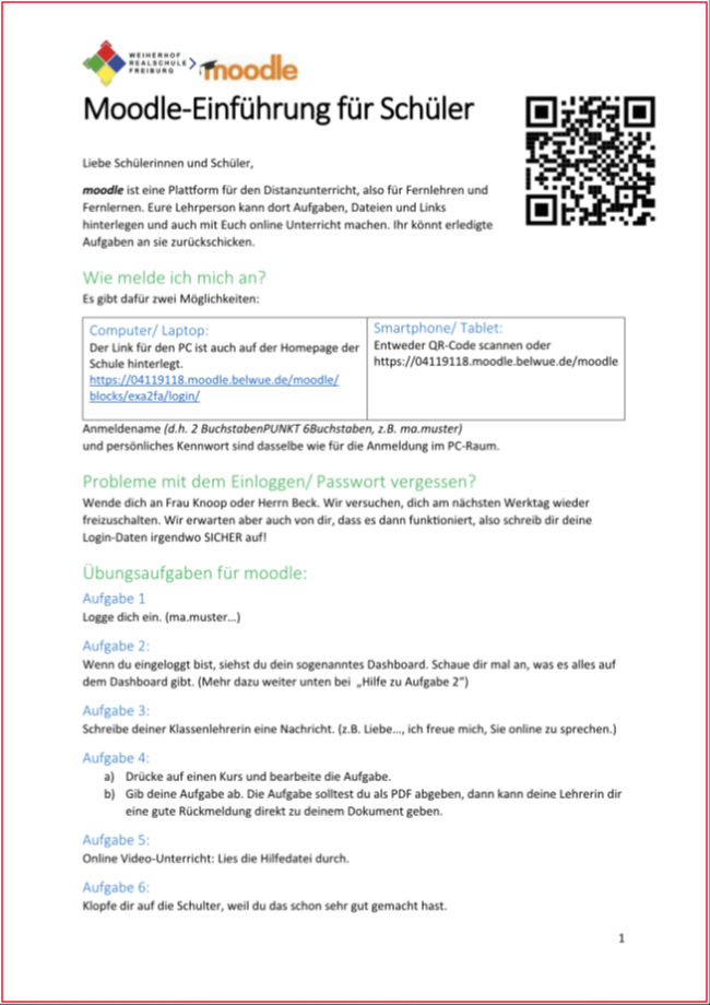 moodle einfuehrung